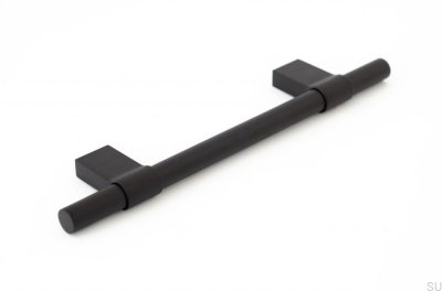 Poignée de meuble Line Big 208 en aluminium noir