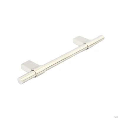 Poignée de meuble en acier poli Line Big 208