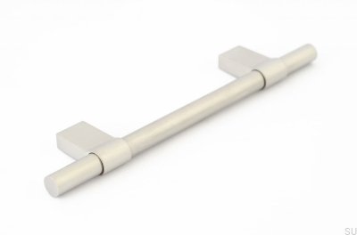 Poignée de meuble en acier brossé Line Big 208