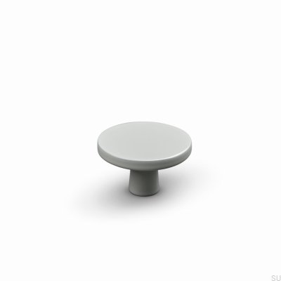 Bouton de meuble en métal Garda 42 gris soie