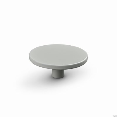 Bouton de meuble en métal Garda 60 gris soie