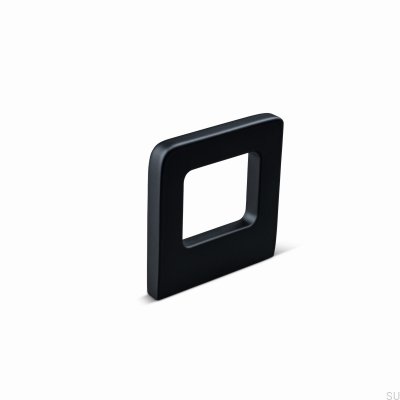 Bouton de meuble Benidorm 32 en aluminium noir mat