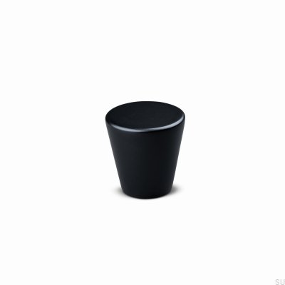 Bouton de meuble Padua 30 en métal noir mat