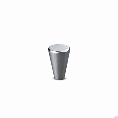 Bouton de meuble en métal Padua 20, argent brossé