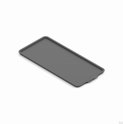 Couvercle pour poubelle Leon 12l Gris foncé