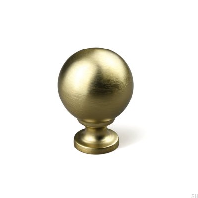 Bouton de meuble en métal Labaro 30, or brossé