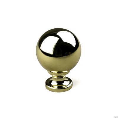 Bouton de meuble en métal Labaro 30, or poli