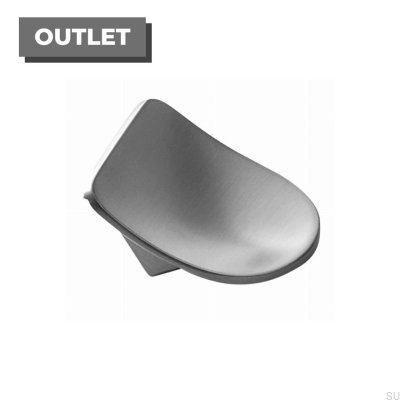 Bouton de meuble Slope 16 Métal Argent