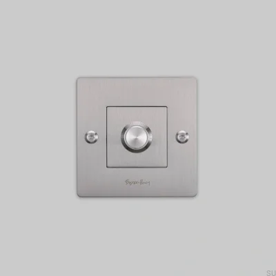 Variateur linéaire LED 1G 120W en acier argenté, conforme aux normes européennes, avec logo