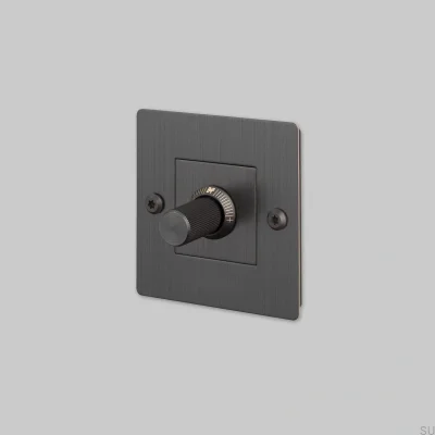 Variateur linéaire LED 1G 120 W sans logo, laiton, bronze brûlé, norme européenne