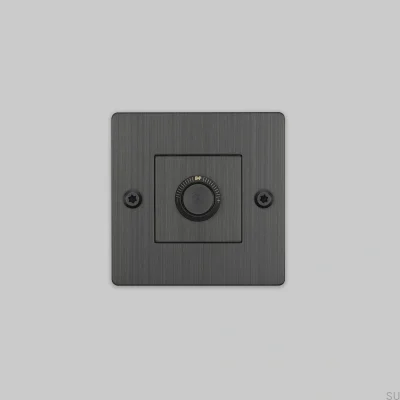 Variateur linéaire LED 1G 120 W sans logo, laiton, bronze brûlé, norme européenne