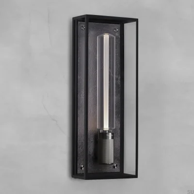 Applique murale Caged Wet L en acier canon de fusil