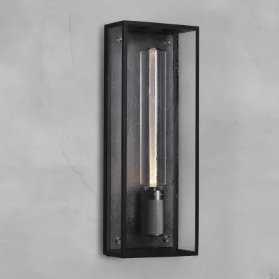 Applique murale Caged Wet L en acier canon de fusil