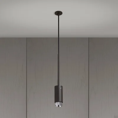 Suspension Exhaust Cross, acier, graphite, argent
