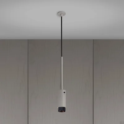 Suspension Exhaust Cross, gris acier avec noir