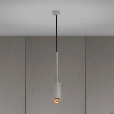 Échappement Cross Gris Acier avec Suspension en Laiton