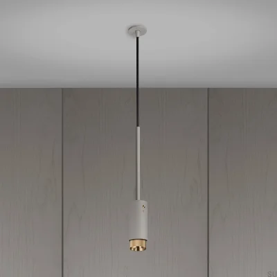 Échappement Cross Gris Acier avec Suspension en Laiton