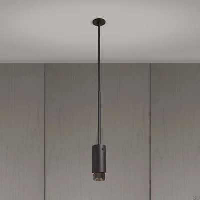 Suspension Exhaust Cross, acier graphite et bronze brûlé