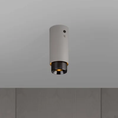 Projecteur de plafond linéaire en acier gris anthracite