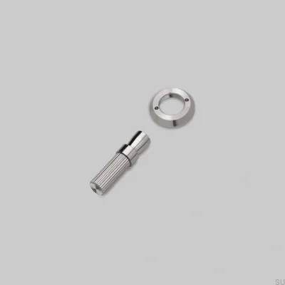 Ensemble décoratif pour l'interrupteur Detail Linear Steel Silver
