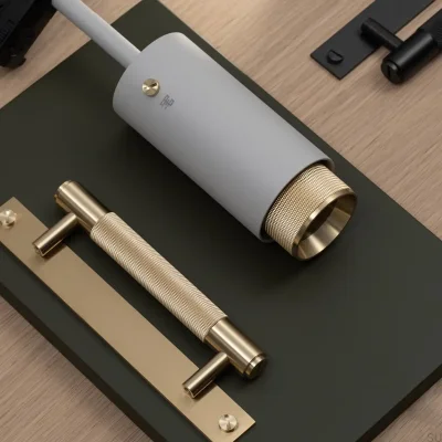 Kit de décoration de lampe en laiton en forme de croix pour détail d'échappement