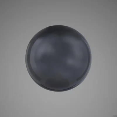 Grand abat-jour en verre soufflé fumé