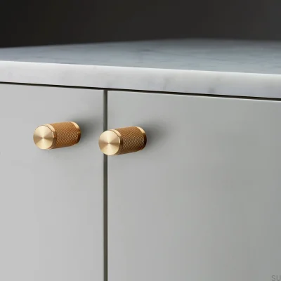 Bouton de meuble en laiton Cross 20 (lot de 2)