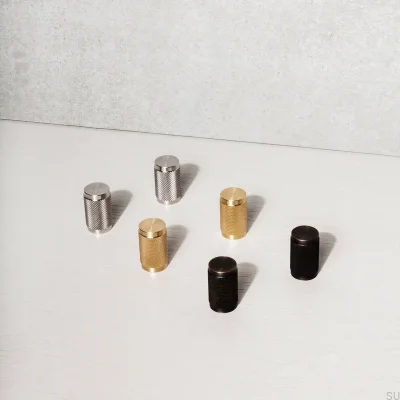Bouton de meuble en laiton Cross 20 (lot de 2)