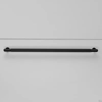 Poignée de meuble allongée Linear 325 en acier noir