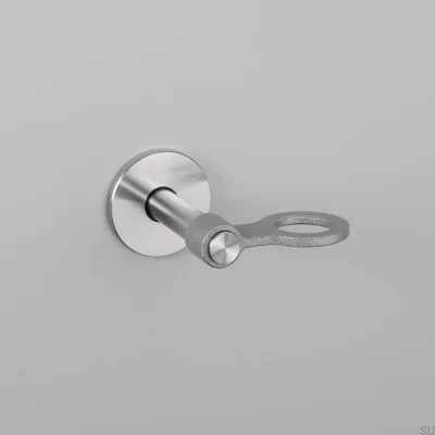 Porte-savon monobloc en acier argenté 98