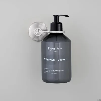 Porte-savon monobloc en acier argenté 98