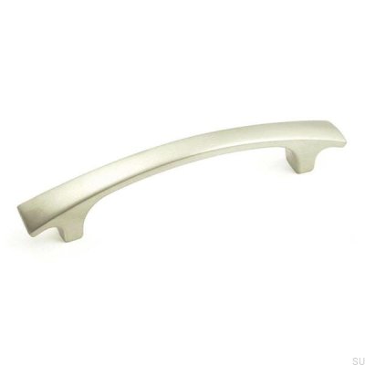 Poignée de meuble longue 1301 128 Nickel brossé