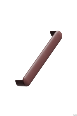 Poignée de meuble allongée Volumi OceanIX 160, plastique, bordeaux, mat