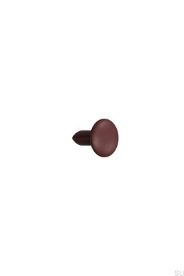 Bouton de meuble en plastique Volumi OceanIX 16, bordeaux mat