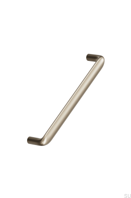 Poignée de meuble allongée Cobra 160, métal doré brossé