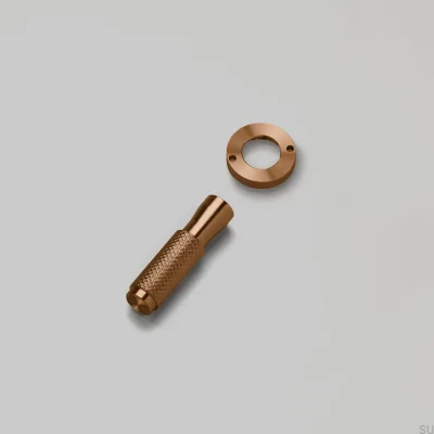 Ensemble décoratif pour l'interrupteur Detail Cross Steel Warm Sunset