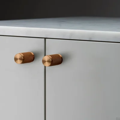 Bouton de meuble Cross 20 Steel Warm Sunset (lot de 2)