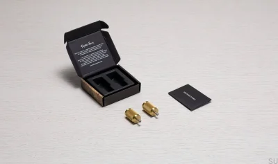 Bouton de meuble Cross 20 Steel Warm Sunset (lot de 2)