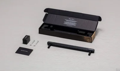 Poignée de meuble longue en acier Cross 225, couleur Chaleur du coucher de soleil