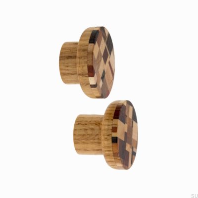 Bouton de meuble en bois Klimt I 23, huile dure, incolore, semi-mat