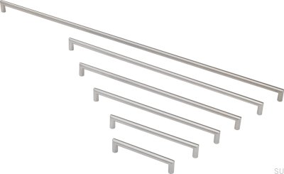Poignée de meuble oblong Standard 12 128 Inox