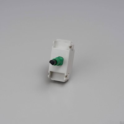 Module de commutation momentanée ayant l'apparence d'un variateur rétractable factice conforme à la norme européenne.