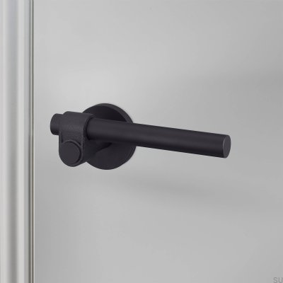 Poignée de porte noire de soudeur en acier moulé 38