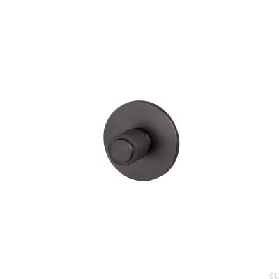 Serrure à bouton en laiton coulé bronze brûlé avec gâche