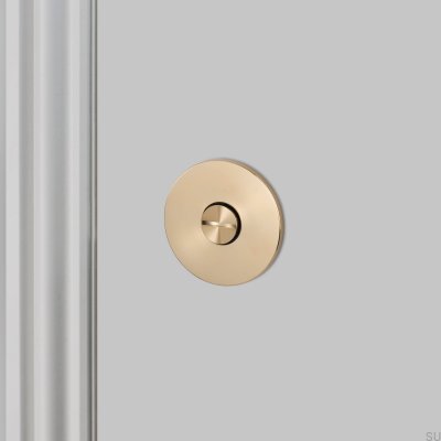 Serrure à bouton en laiton coulé