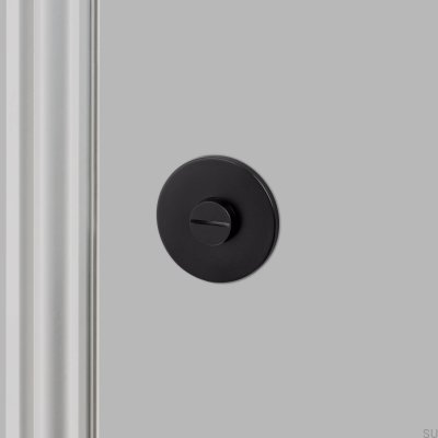 Verrou à bouton linéaire en acier noir pour soudeur