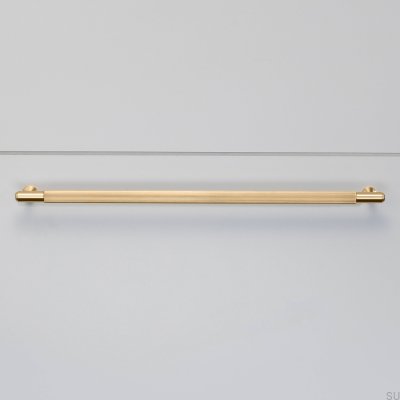 Poignée de meuble allongée en laiton Linear 325