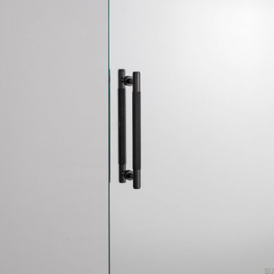 Poignée de meuble allongée double face en laiton bronze brûlé Cross 225
