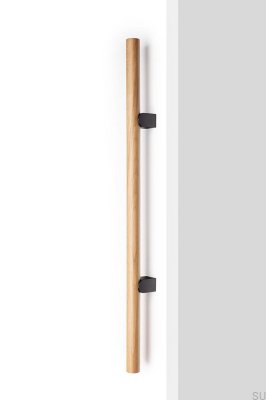 Kumo Wood Big One 448 Manche en chêne et aluminium titane noir