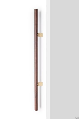 Kumo Wood Big 320 Bois Noyer avec Or brossé